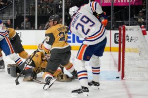 Edmonton Oilers fall short in Game 1 despite Leon Draisaitl's impressive performance in Las Vegas