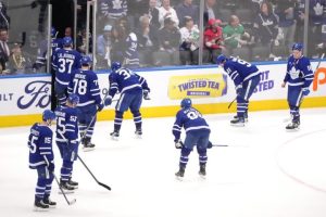 Maple Leafs face pressure as they head to Florida down 0-2, but remain optimistic with plenty of hockey left to play.