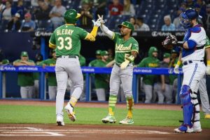 "A's Secure 5-4 Victory Against Jays with Langeliers' Late Home Run, Reports Globalnews.ca"