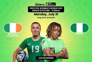 Liveblog: Ierland tegen Nigeria - Groep B, Matchday 3 van het #FIFAWWC 2023