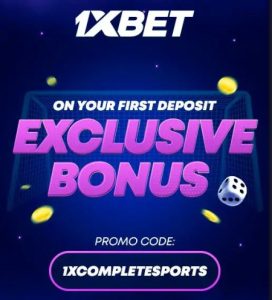 1xBet Promotiecode Mongolië: Voer vandaag 1XCOMPLETESPORTS in