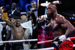 "Joshua houdt het geen drie rondes vol in de ring - Trainer van Deontay Wilder pocht"