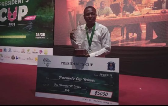 Nigeria’s Godwin verslaat Jighere en wint de PANASA President’s Cup