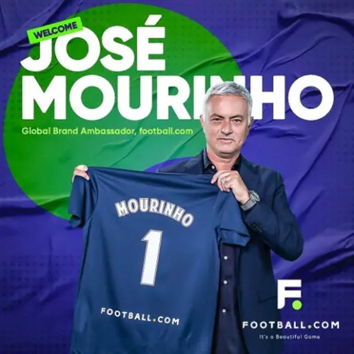 Voetbal.com tekent José Mourinho als wereldwijde merkambassadeur