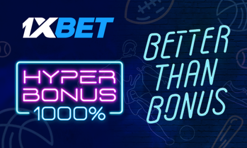 Blijf winst maken met de gegarandeerde Hyper Bonus van 1xBet