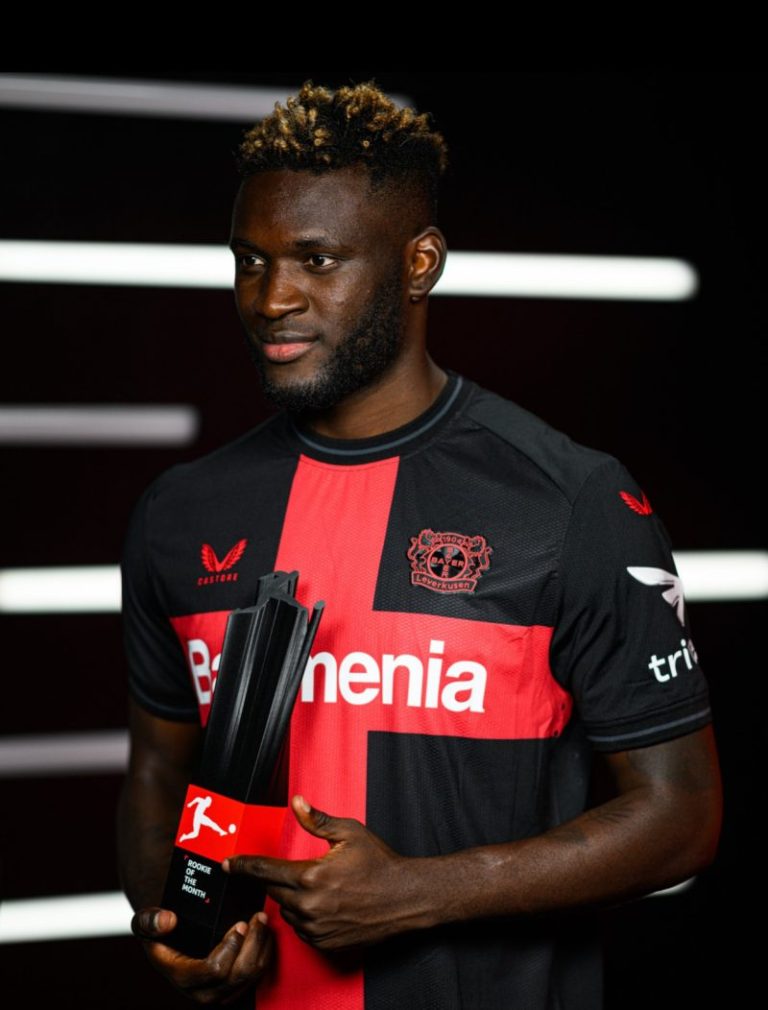 Boniface verkozen tot Bundesliga Rookie van de Maand augustus