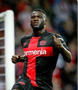 Europa: Boniface scoort en geeft assist in Leverkusen's 4-0 overwinning, Lawal in doel terwijl LASK verliest van Liverpool.