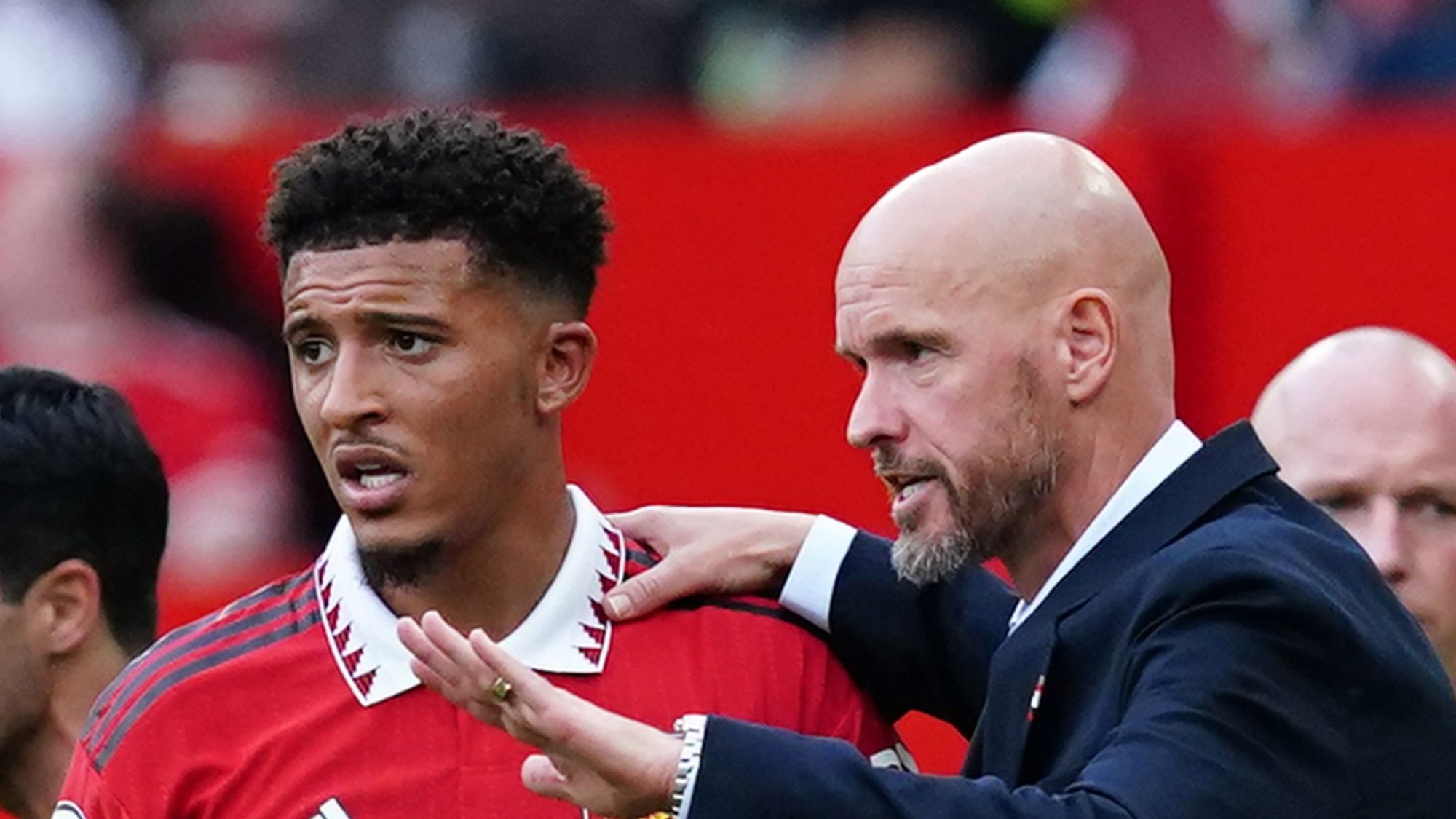 Sancho beschuldigt Ten Hag ervan hem tot zondebok te maken vanwege kritiek op training