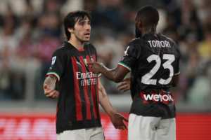 UCL: Tomori waarschuwt Tonali voor AC Milan tegen Newcastle United