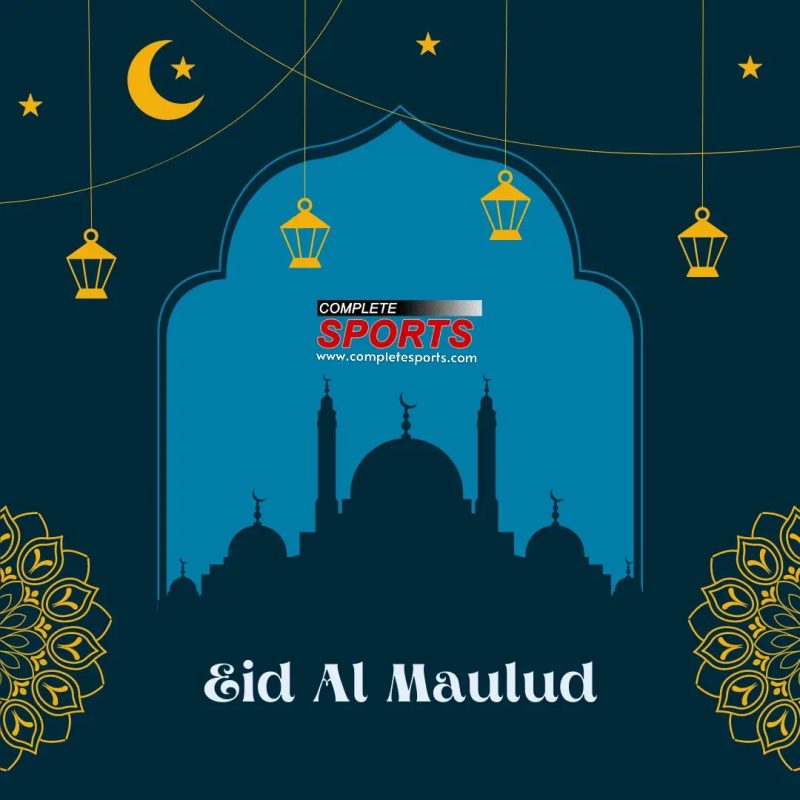 Vrolijk Eid El Maulud -- Van Complete Sports