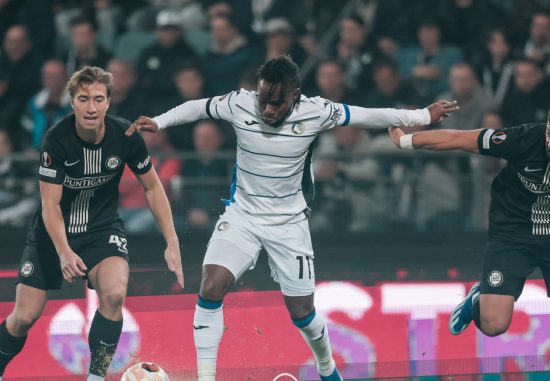 Europa: Lookman helpt Atalanta bij het veiligstellen van een 2-2 gelijkspel tegen Sturm Graz