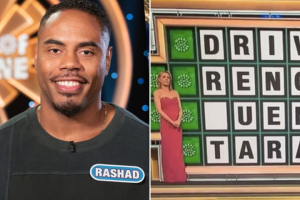 Former NFL player Rashad Jennings struggles with simple puzzle on 'Wheel of Fortune' - National | Globalnews.ca