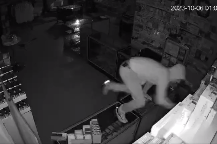 Former NHL enforcer shares video of his collectables store being vandalized and robbed