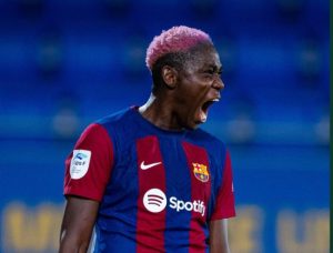 Oshoala scoort tweemaal in Barcelona's 6-1 thuisoverwinning tegen Granada