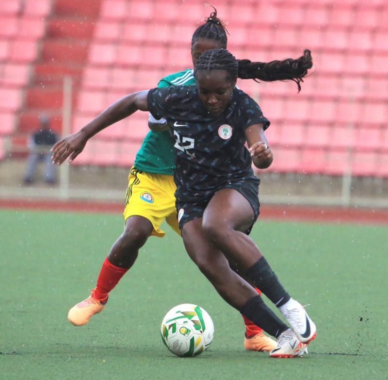 Super Falcons houden Ethiopië op 1-1 gelijkspel in Addis Ababa tijdens de kwalificatiewedstrijden voor Parijs 2024.