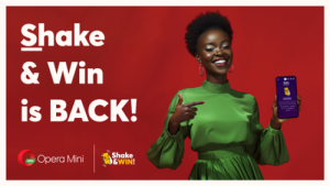 Ontvang beloningen voor het browsen op het web met Opera's nieuwste "Shake and Win" campagne, met meer dan 100.000 prijzen.