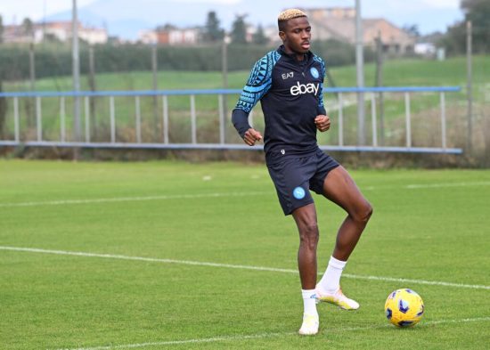 Osimhen keert terug naar de teamtraining van Napoli