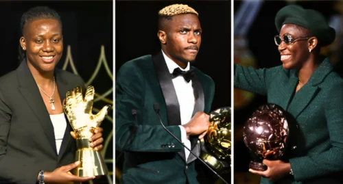 CAF Awards: Idah reageert op de prestaties van Osimhen, Oshoala en Nnadozie en benadrukt dat Nigeria nog steeds uitzonderlijk talent bezit.