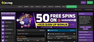 Hollywoodbets Aanmeldbonus Zuid-Afrika: Hoe R25 aan Gratis Weddenschappen en 50 Gratis Spins te Claimen