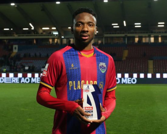 Nwakali wint Man of the Match Award in de thuisoverwinning van Chaves in de Primeira Liga