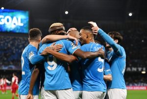 UCL: Osimhen viert Napoli's kwalificatie voor de achtste finale