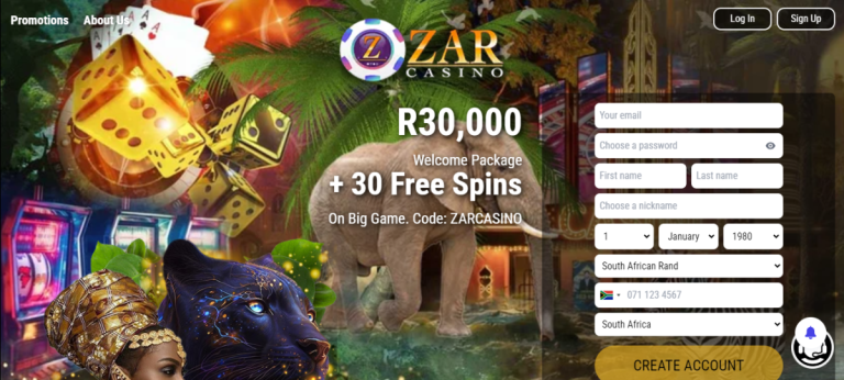 Zar Casino Gids: Registratie, Promocode, Welkomstbonus