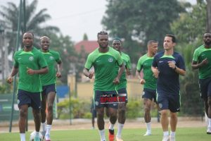 FOTO'S: AFCON 2023 - Laatste trainingsessie van de Super Eagles voorafgaand aan het treffen met Equatoriaal-Guinea