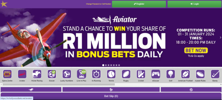 Hollywoodbets Aviator: Registreren, Gratis Spelen en Winnen – Een Gids