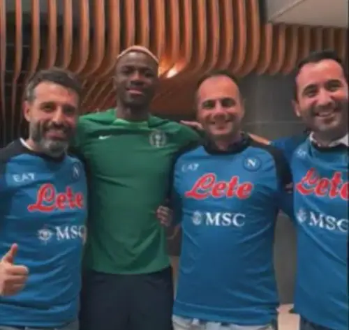 Napoli-fans bestormen Ivoorkust om Osimhen te ondersteunen tijdens AFCON 2023