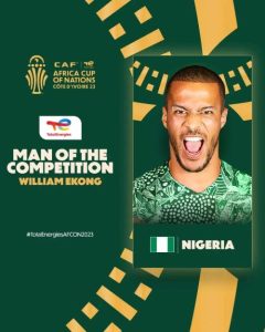 AFCON 2023: Troost-Ekong wint de prijs voor Speler van het Toernooi