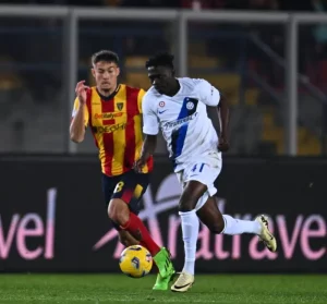 Jonge Nigeriaanse middenvelder maakt winnend debuut bij Inter Milan