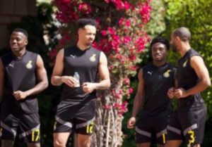 13 Spelers komen aan bij het Black Stars-trainingskamp voor vriendschappelijke wedstrijd met de Super Eagles.