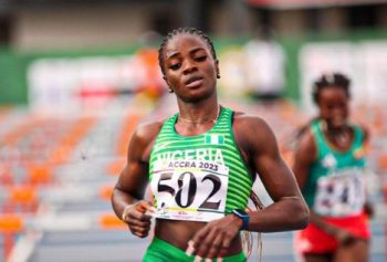 Amusan wint voor de derde keer op rij gouden medaille op 100m horden tijdens de Afrikaanse Spelen