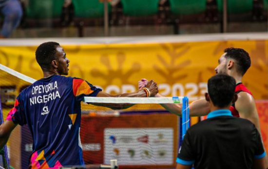 Drie Nigerianen Kwalificeren Zich voor Halve Finale van het Herenenkelspel Badminton Evenement op de Afrikaanse Spelen 2023