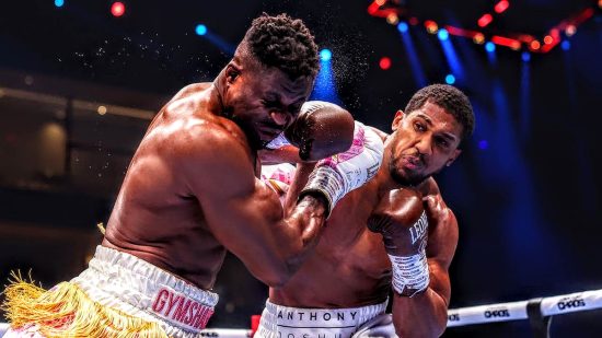 Joshua adviseert Ngannou om niet te stoppen met boksen