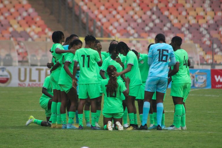 Onthulling van het team van Falconets Coach Danjuma voor de Afrikaanse Spelen 2023