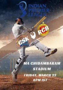 Voorbeschouwing op weddenschappen IPL: Chennai Super Kings vs Royal Challengers Bangalore op 22 maart 2024: Kansen, aanbiedingen, voorspelling, tips en opstellingen.