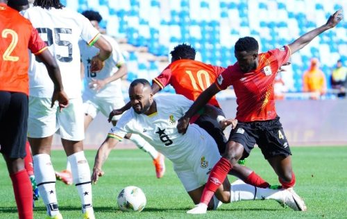 Vriendschappelijk: Ghana blijft zonder overwinning na 2-2 gelijkspel tegen Oeganda.