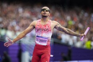 Andre De Grasse, Canadian track star, receives warm reception following his most recent Olympic medal win