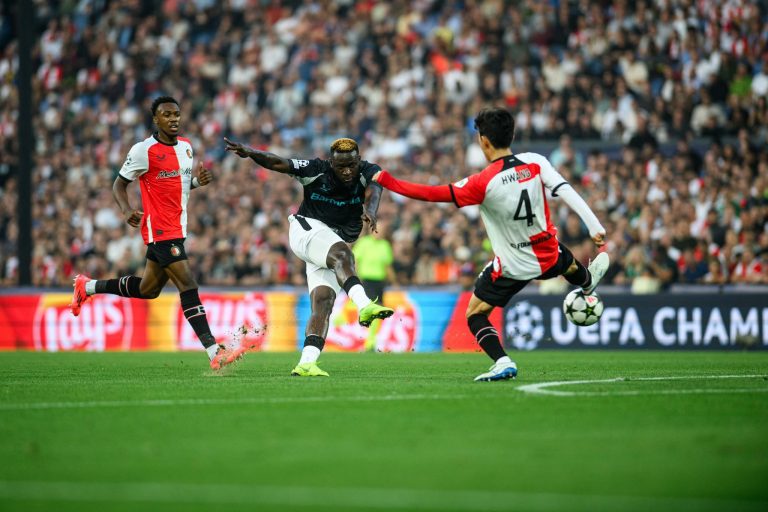 Boniface verheugd om zijn debuut te maken in de Champions League met Leverkusen