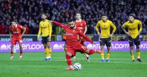 EPL: Konate en Salah scoren in de overwinning van Liverpool op Wolves