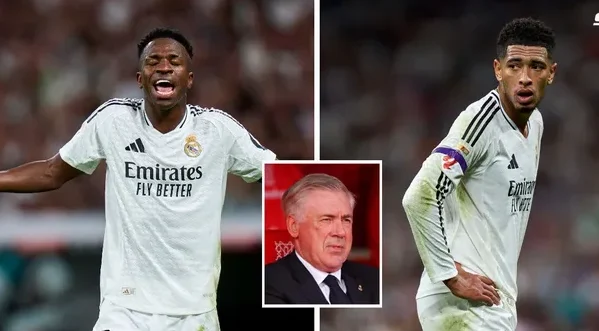 Ancelotti: Bellingham en Vinicius hebben een goede relatie