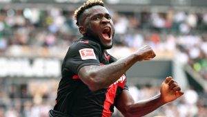 Bundesliga: Boniface scoort doelwit, Tella ingebracht terwijl Leverkusen Frankfurt verslaat