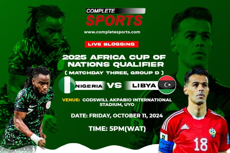 Nigeria tegen Libië Live Bloggen – AFCON 2025 Kwalificaties; Groep D Wedstrijddag 3