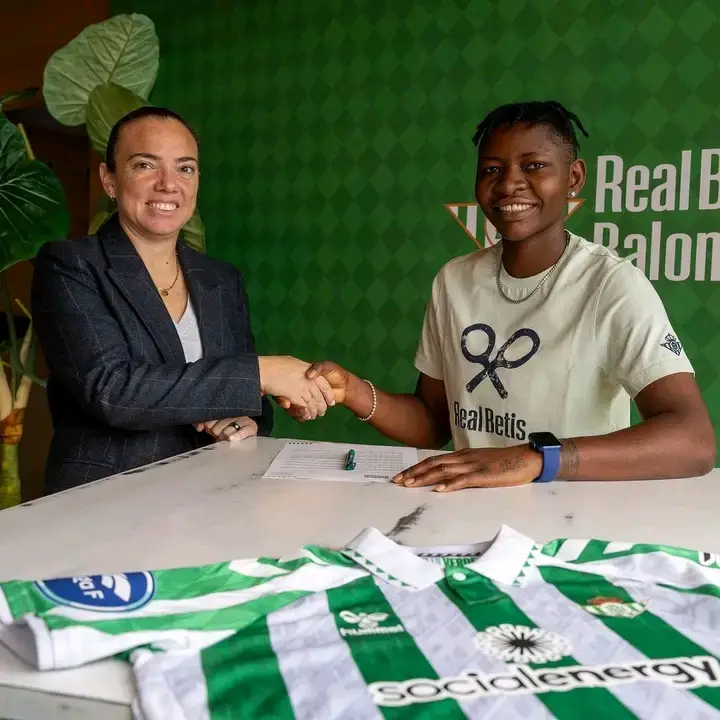 Nigeriaanse Falconets-ster Kalu sluit zich aan bij Real Betis