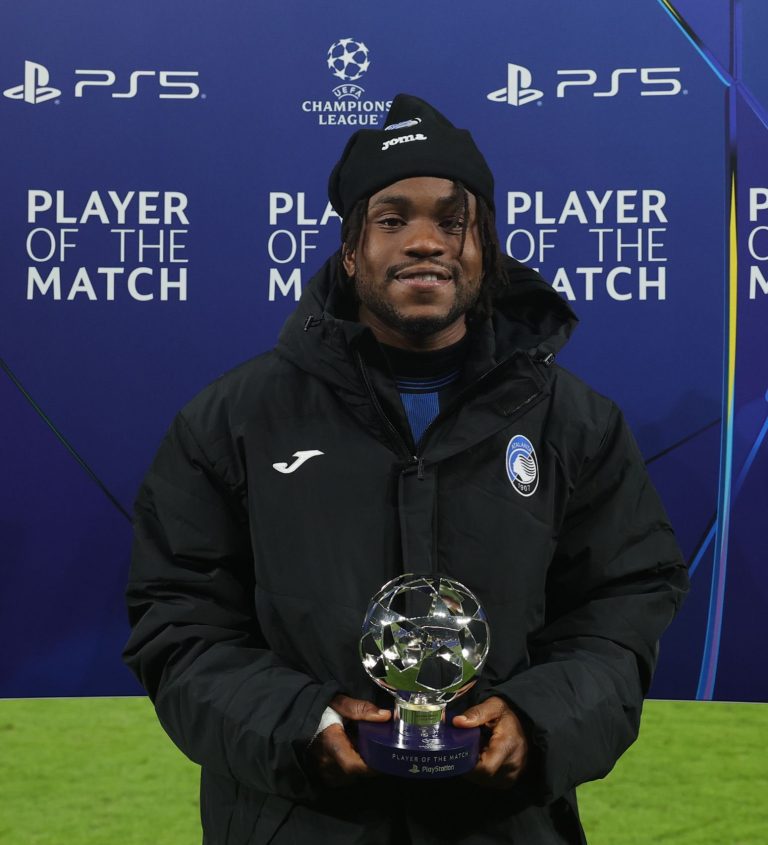 UCL: Lookman schrijft MOTM-award toe aan Atalanta-teamgenoten