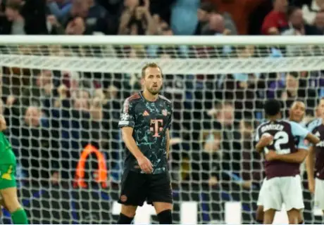 Voormalige EPL-ster bekritiseert Kane's optreden in verrassende nederlaag van Bayern tegen Villa