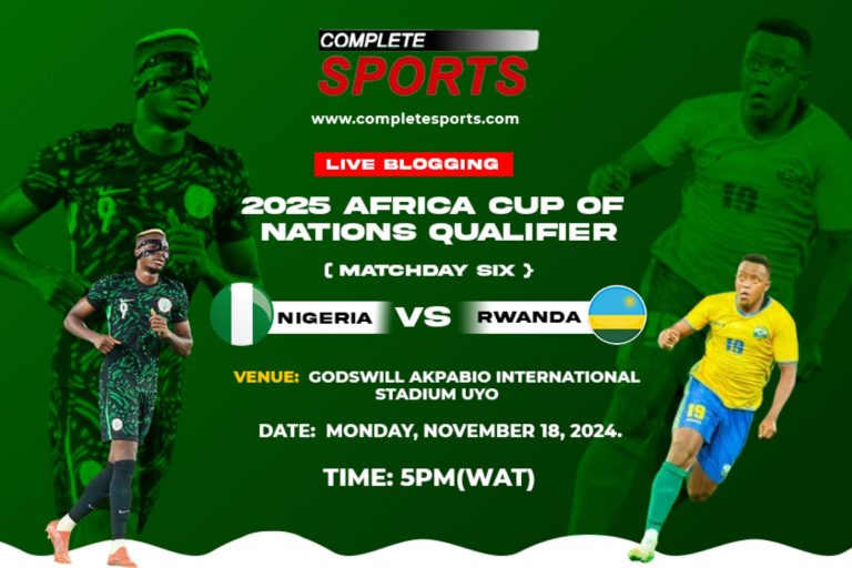 Live Blogging van Nigeria tegen Rwanda – AFCON 2025 Kwalificatie: Groep D Wedstrijddag 6