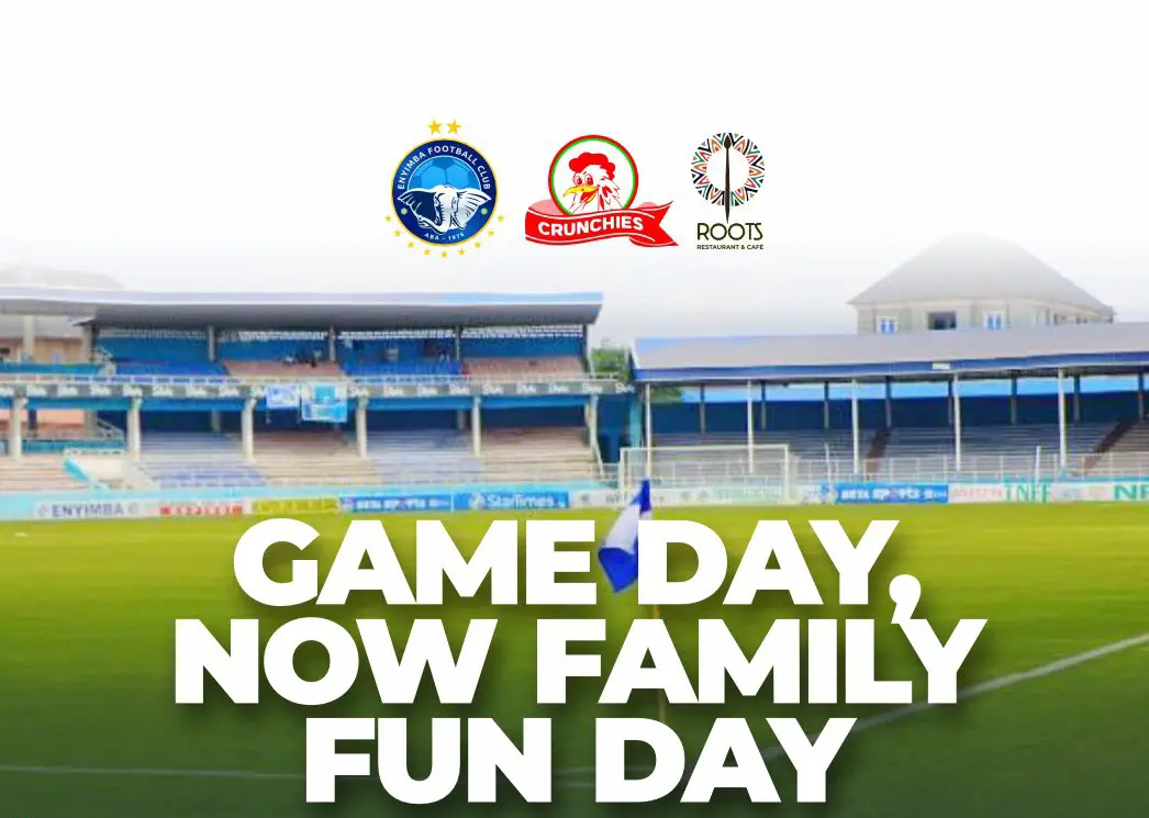 NPFL: Enyimba introduceert Family Fun Days-initiatief voor thuiswedstrijden