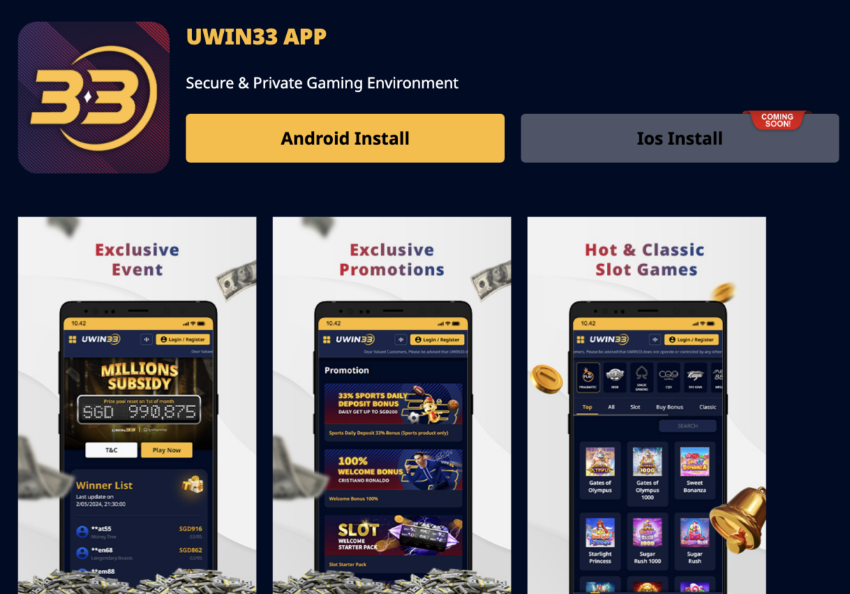 Recensie van Uwin33 Singapore Casino - Online Casino's SG 2024